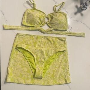Cabana del Sol 3-Piece Swim Set